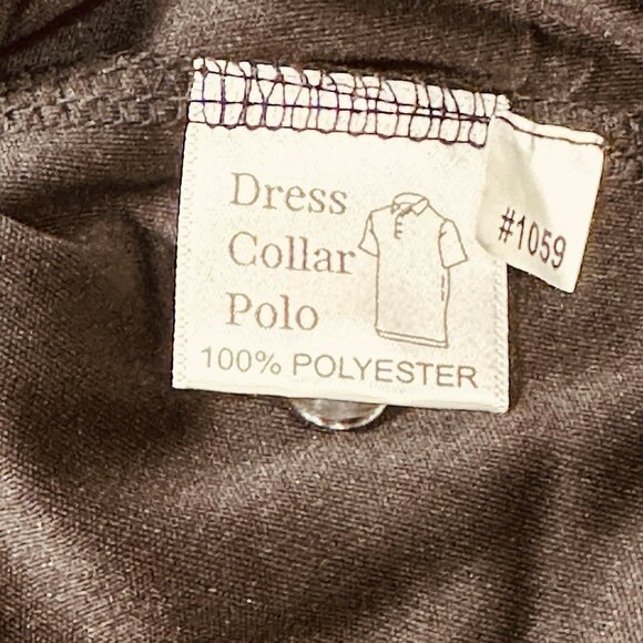Collars & Co. Oxford Button Collar Polo Black Sz M Performance 4-Way Stretch NWT - Picture 9 of 10